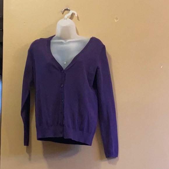 LOFT Sweaters - Loft • Purple Cardigan